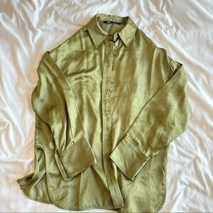 Satin Zara button up